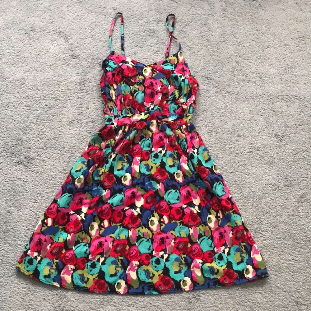 Xhilaration floral dress sz XS